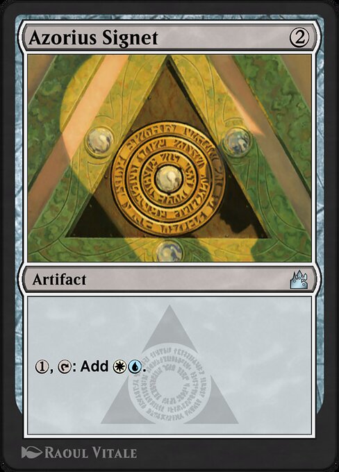 Magic the Gathering Card - Azorius Signet - MTG Circle