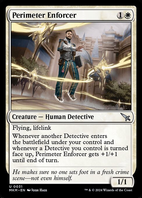 Magic the Gathering Card - Perimeter Enforcer - MTG Circle