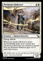 Magic the Gathering Card - Perimeter Enforcer - MTG Circle
