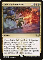 Magic the Gathering Card - Unleash the Inferno - MTG Circle