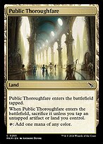 Magic the Gathering Card - Public Thoroughfare - MTG Circle