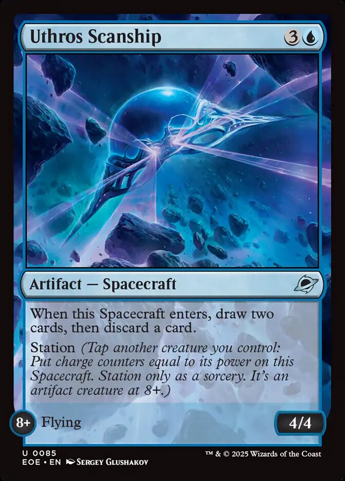 Magic the Gathering Card - Uthros Scanship - MTG Circle