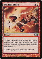 Magic the Gathering Card - Thunder Strike - MTG Circle