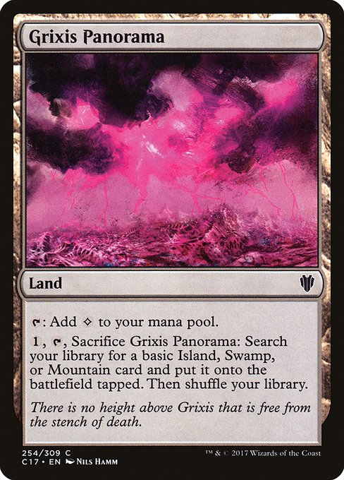 Magic the Gathering Card - Grixis Panorama - MTG Circle