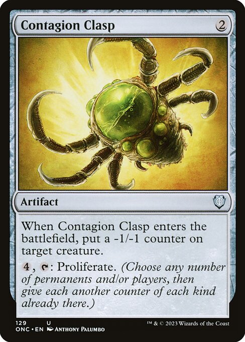 Magic the Gathering Card - Contagion Clasp - MTG Circle
