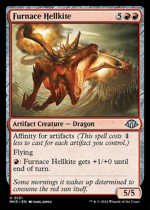 Magic the Gathering Card - Furnace Hellkite - MTG Circle