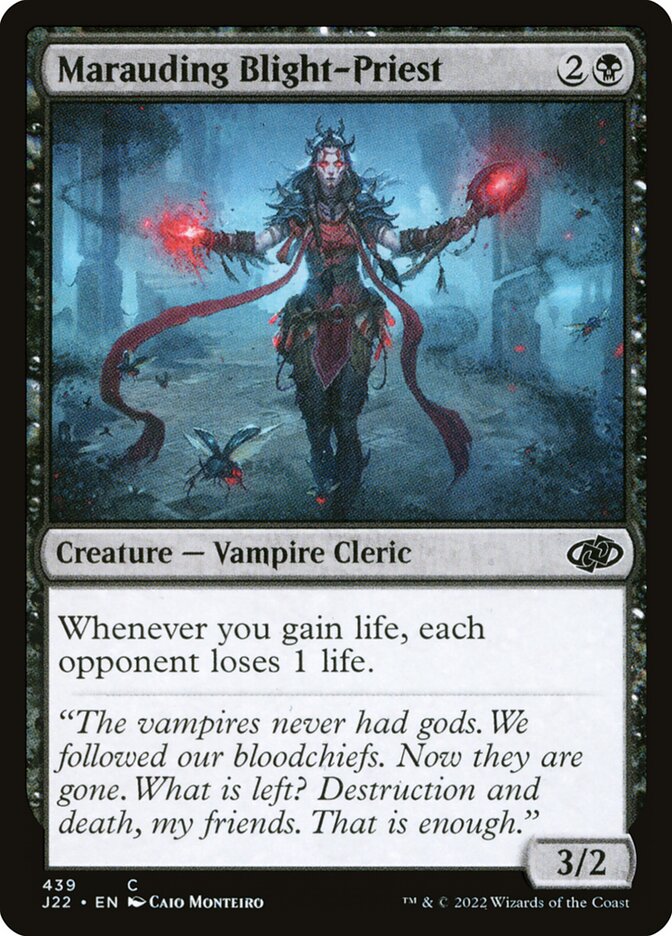 Magic the Gathering Card - Marauding Blight-Priest - MTG Circle
