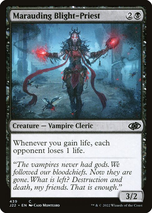 Magic the Gathering Card - Marauding Blight-Priest - MTG Circle