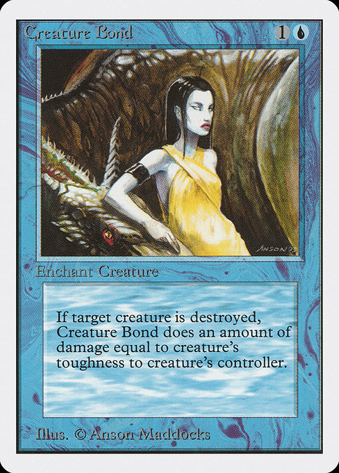 Magic the Gathering Card - Creature Bond - MTG Circle
