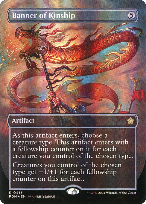 Magic the Gathering Card - Banner of Kinship - MTG Circle