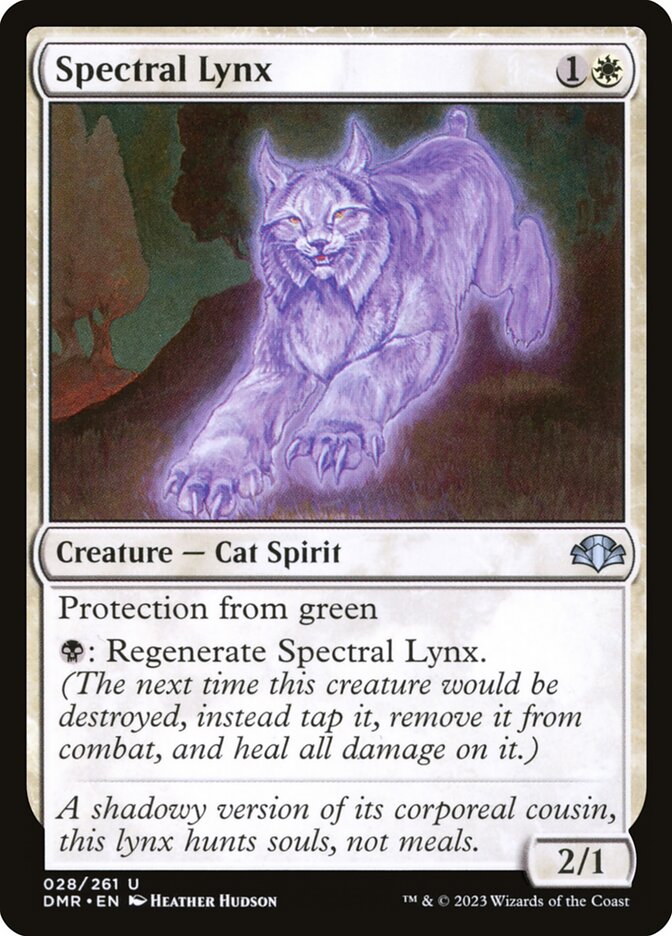 Magic the Gathering Card - Spectral Lynx - MTG Circle
