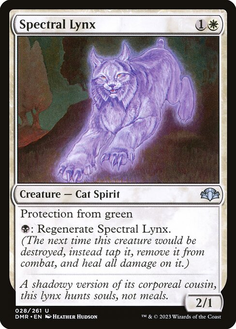 Magic the Gathering Card - Spectral Lynx - MTG Circle