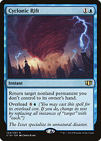 Magic the Gathering Card - Cyclonic Rift - MTG Circle