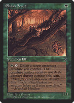 Magic the Gathering Card - Elvish Scout - MTG Circle
