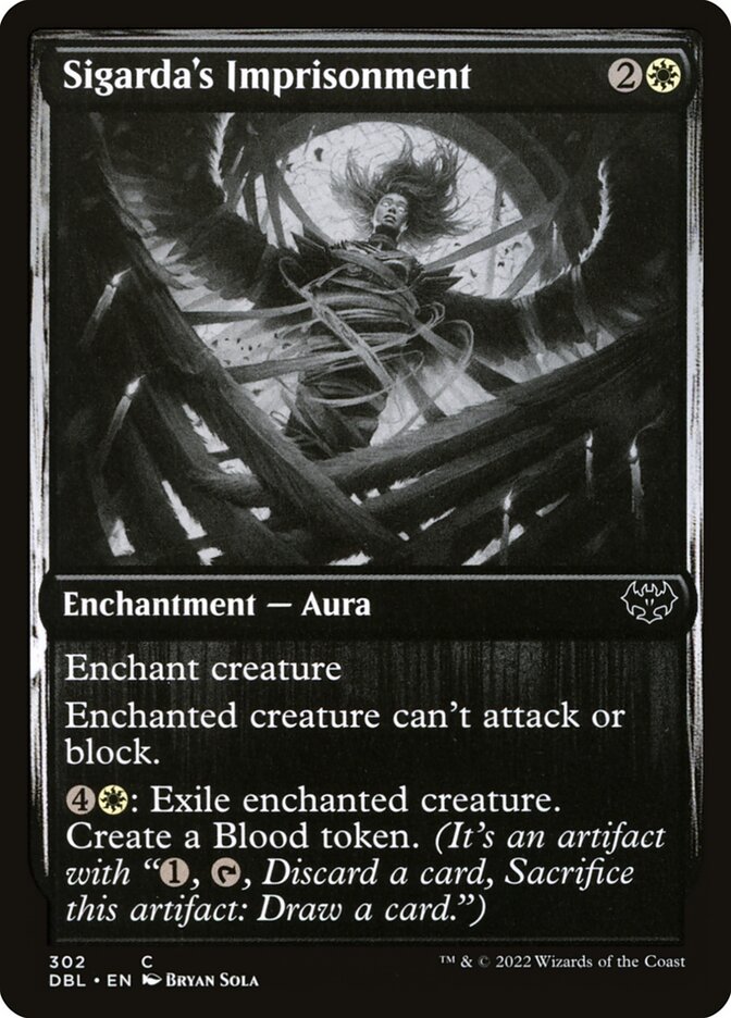 Magic the Gathering Card - Sigarda's Imprisonment - MTG Circle