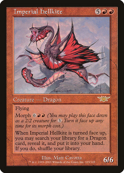 Magic the Gathering Card - Imperial Hellkite - MTG Circle