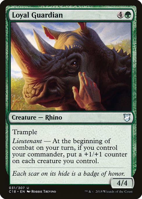 Magic the Gathering Card - Loyal Guardian - MTG Circle