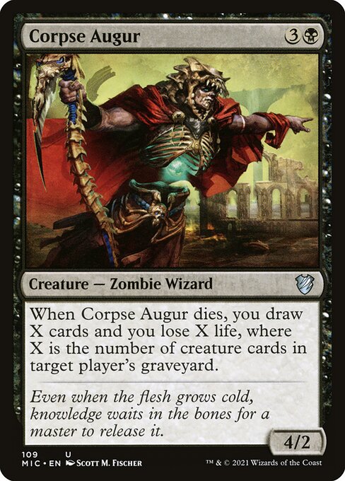Magic the Gathering Card - Corpse Augur - MTG Circle