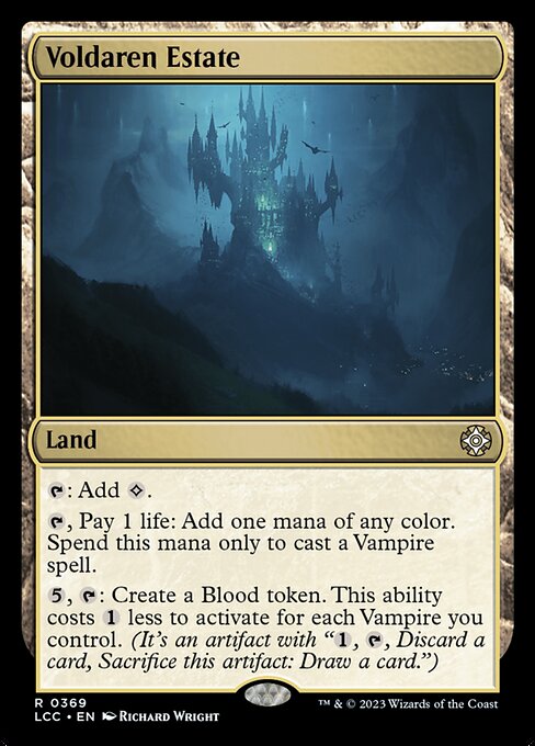 Magic the Gathering Card - Voldaren Estate - MTG Circle