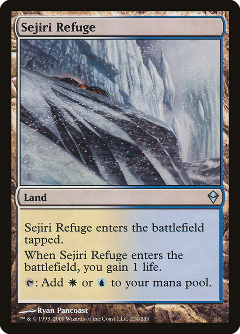 Magic the Gathering Card - Sejiri Refuge - MTG Circle