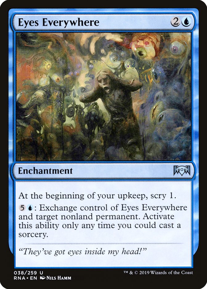 Magic the Gathering Card - Eyes Everywhere - MTG Circle
