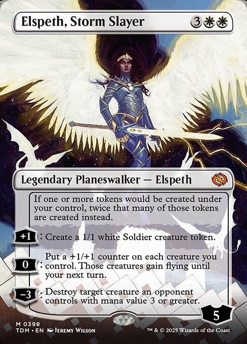 Magic the Gathering Card - Elspeth, Storm Slayer - MTG Circle