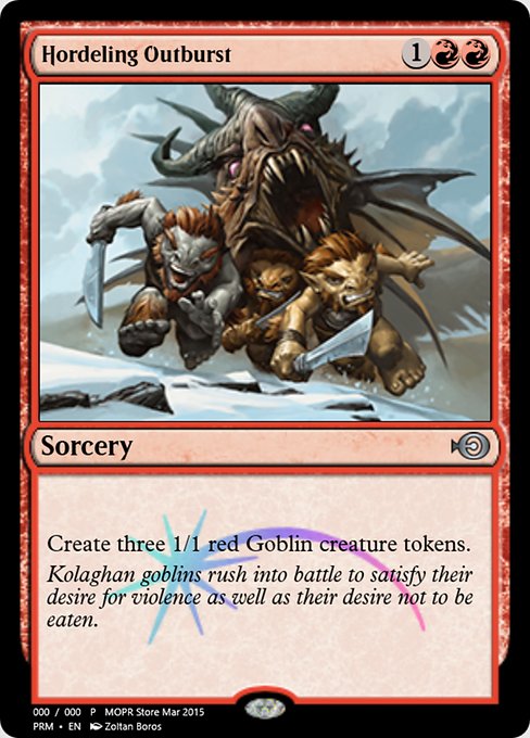 Magic the Gathering Card - Hordeling Outburst - MTG Circle