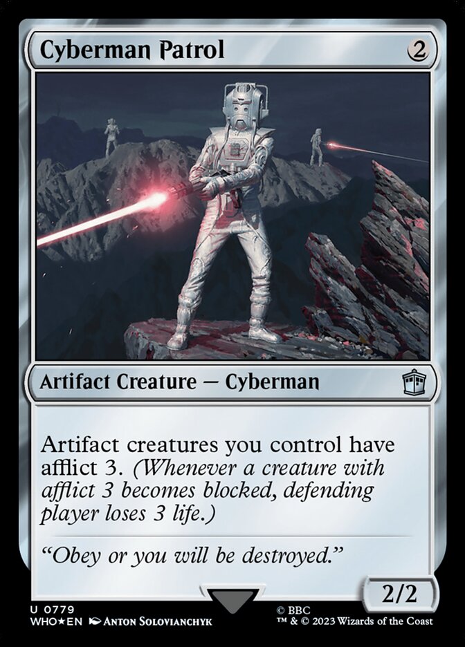 Magic the Gathering Card - Cyberman Patrol - MTG Circle