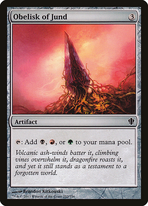 Magic the Gathering Card - Obelisk of Jund - MTG Circle