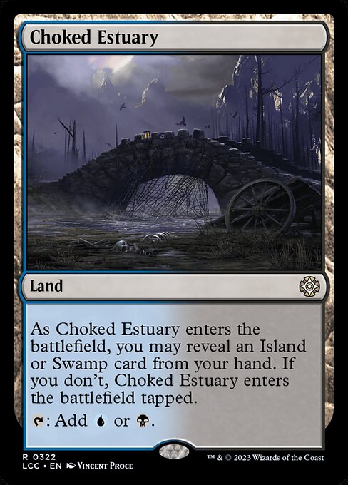 Magic the Gathering Card - Choked Estuary - MTG Circle