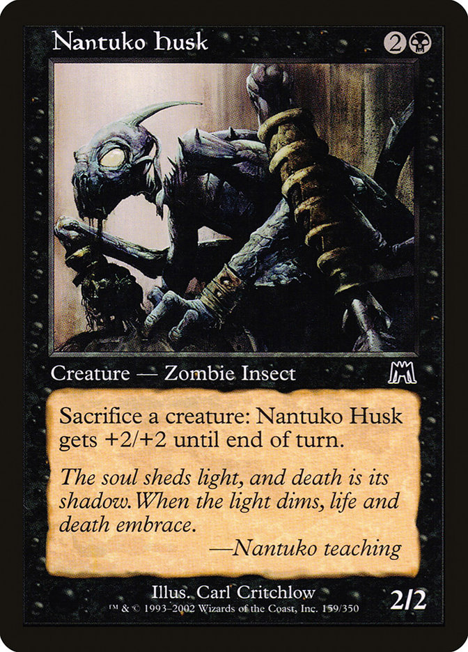 Magic the Gathering Card - Nantuko Husk - MTG Circle