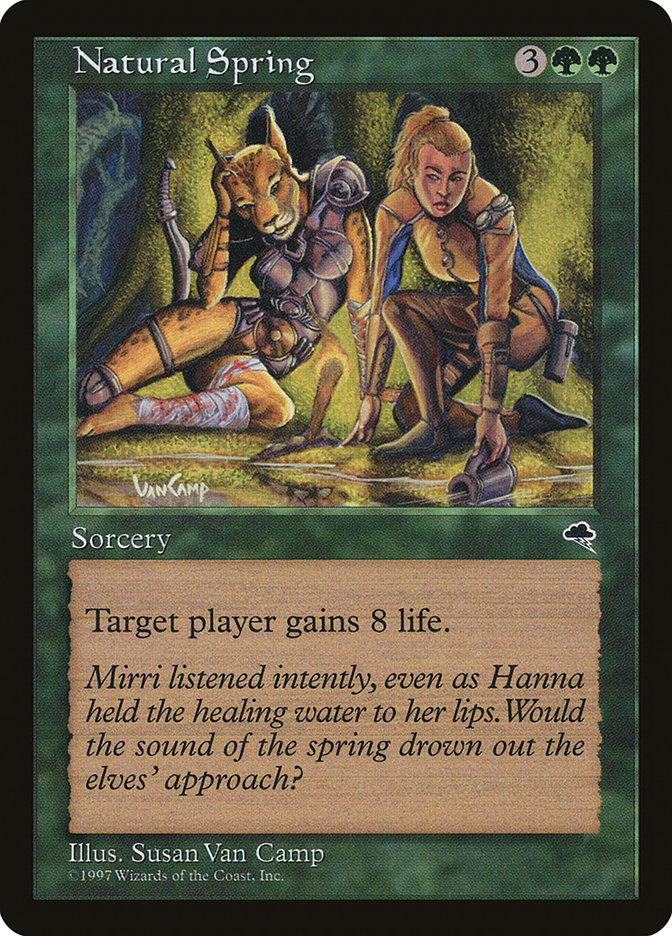 Magic the Gathering Card - Natural Spring - MTG Circle