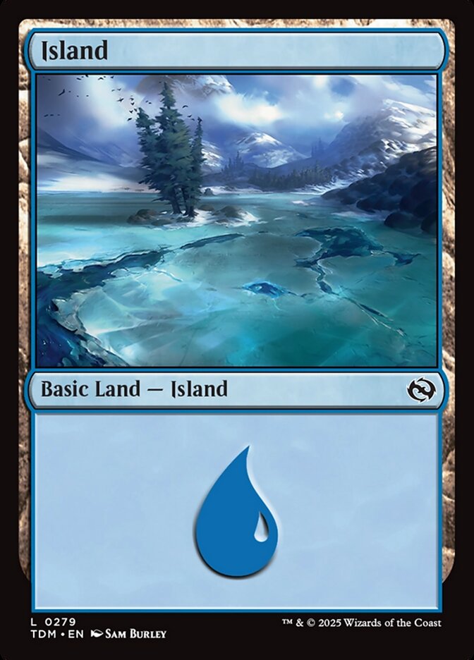 Magic the Gathering Card - Island - MTG Circle