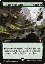 Magic the Gathering Card - Reshape the Earth - MTG Circle