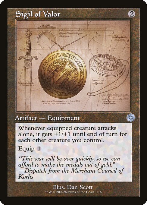 Magic the Gathering Card - Sigil of Valor - MTG Circle