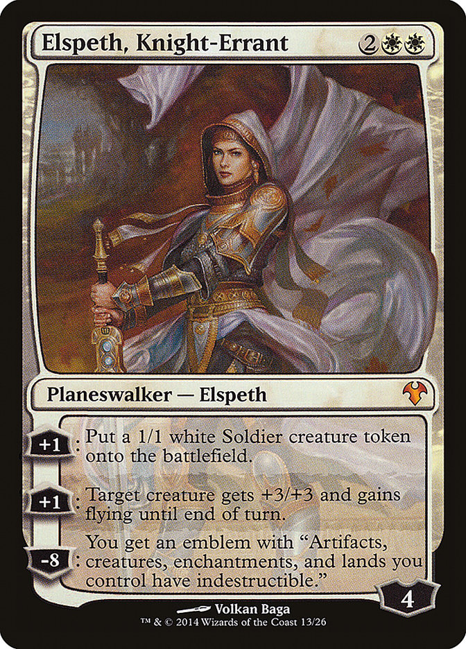 Magic the Gathering Card - Elspeth, Knight-Errant - MTG Circle