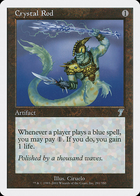 Magic the Gathering Card - Crystal Rod - MTG Circle