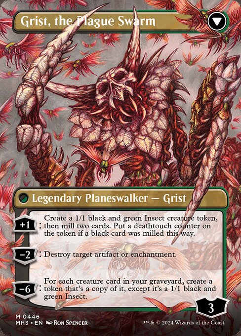 Magic the Gathering Card - Grist, the Plague Swarm - MTG Circle