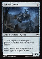 Magic the Gathering Card - Epitaph Golem - MTG Circle