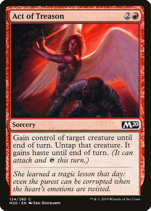 Magic the Gathering Card - Act of Treason - MTG Circle