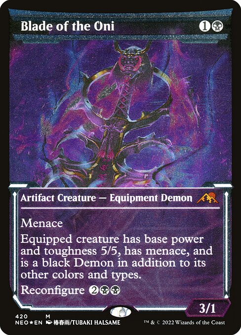 Magic the Gathering Card - Blade of the Oni - MTG Circle