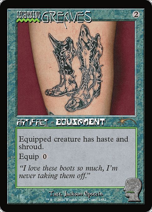 Magic the Gathering Card - Lightning Greaves - MTG Circle