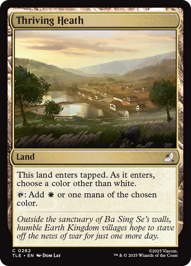 Magic the Gathering Card - Thriving Heath - MTG Circle