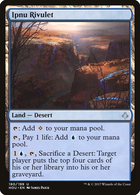 Magic the Gathering Card - Ipnu Rivulet - MTG Circle