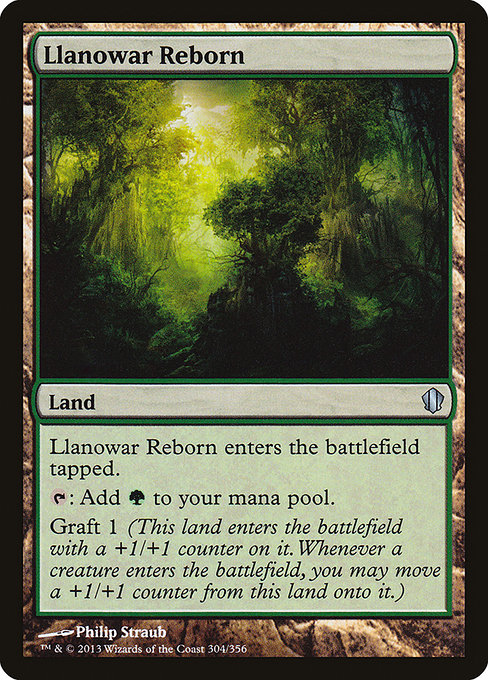 Magic the Gathering Card - Llanowar Reborn - MTG Circle