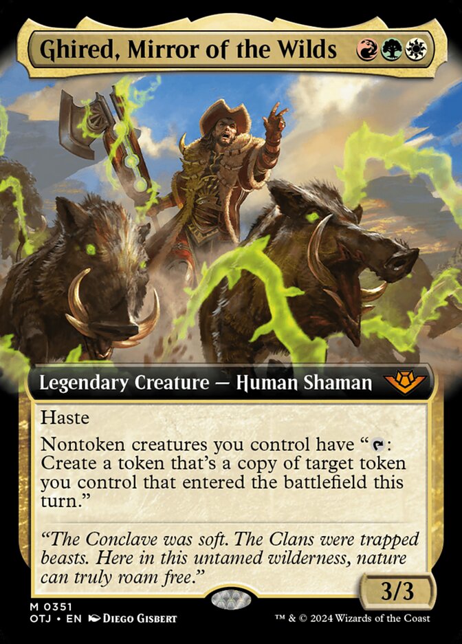 Magic the Gathering Card - Ghired, Mirror of the Wilds - MTG Circle