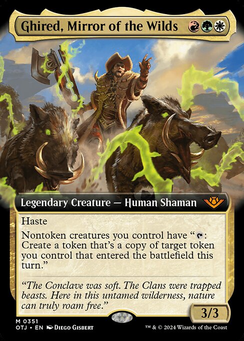 Magic the Gathering Card - Ghired, Mirror of the Wilds - MTG Circle
