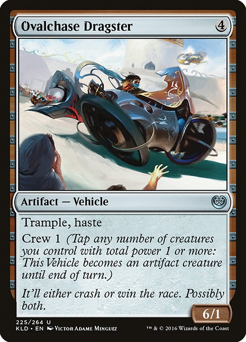 Magic the Gathering Card - Ovalchase Dragster - MTG Circle