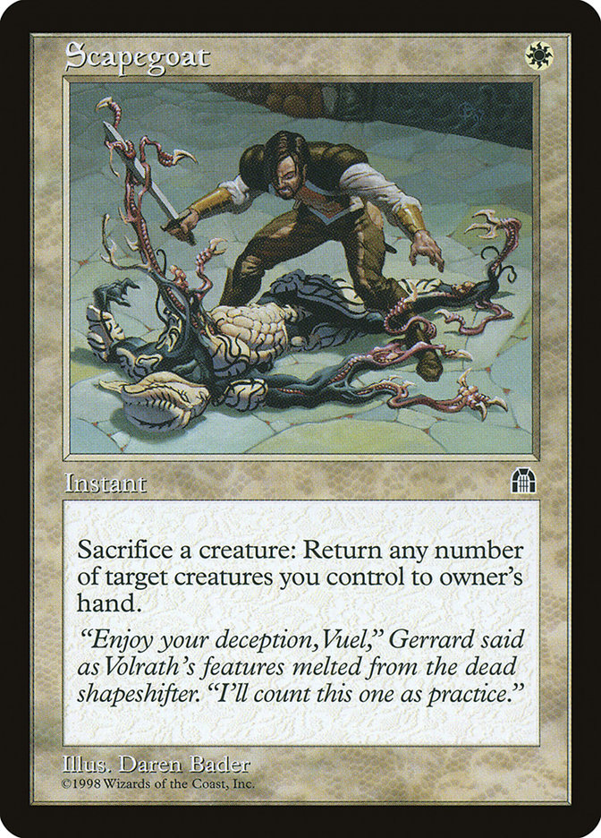 Magic the Gathering Card - Scapegoat - MTG Circle