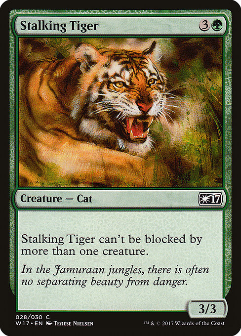 Magic the Gathering Card - Stalking Tiger - MTG Circle